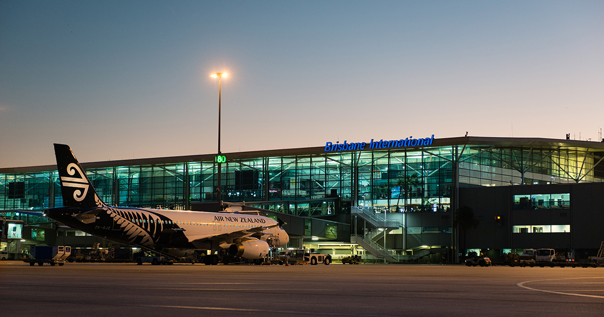 Brisbane Airport International Terminal. Image: BNE.