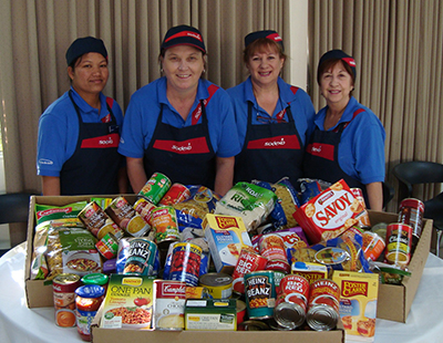 Foodbank teams provide vital support for struggling families and individuals, with the support of companies like Sodexo.