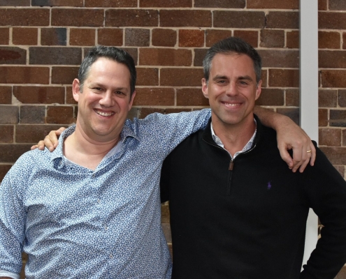 Longtail UX founders Will Santow (left) and Andreas Dzumla.