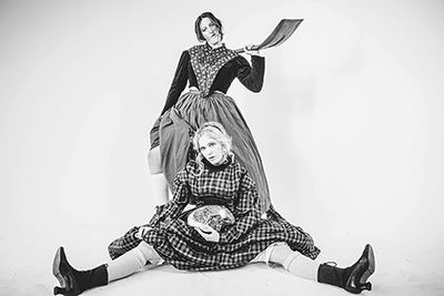 Kate Box and Harriet Dyer in Gold Diggers. Image by Rupert Reid.