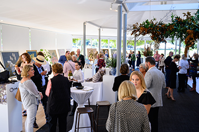 The launch of the Ocre floral zodiac luxury handbag range in Sydney, May 2019.