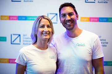 Ruth Stephensen and Scott Thomas of Creatively Squared.