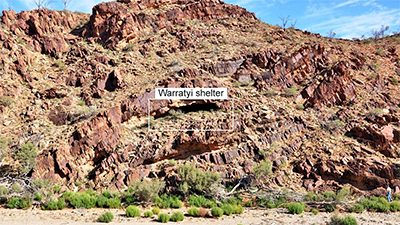 Oldest Aboriginal site, the Warratyi Rock Shelter in the Flinders Ranges, has been verified by nuclear science techniques.