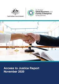 ASBFEO's Access To Justice report assists small businesses with dispute resolution through legal avenues.