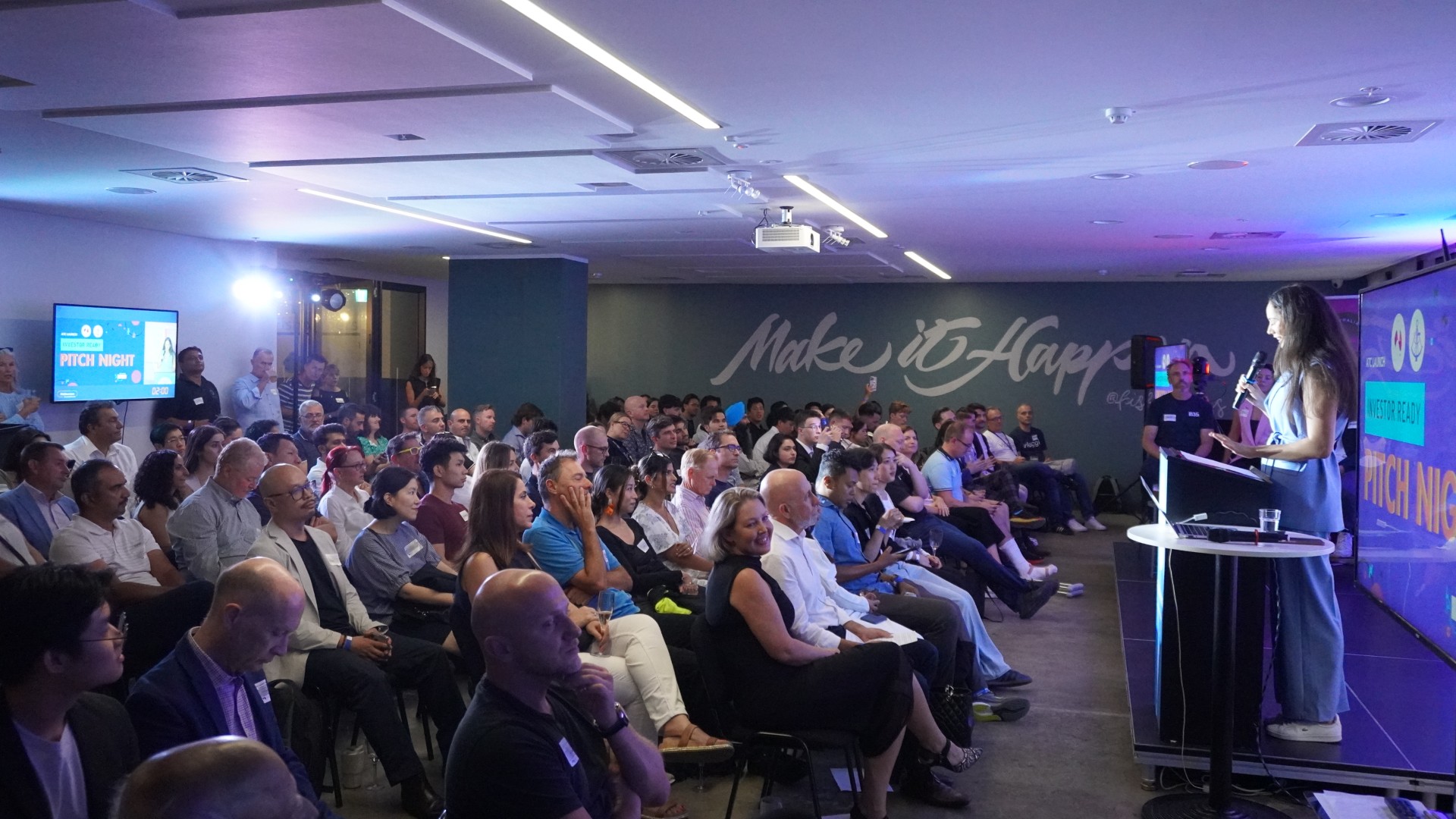 Pitch Night in the 2025 Australian Technologies Competition, organised by Scalare Partners with startup ecosystem support. Image: supplied.