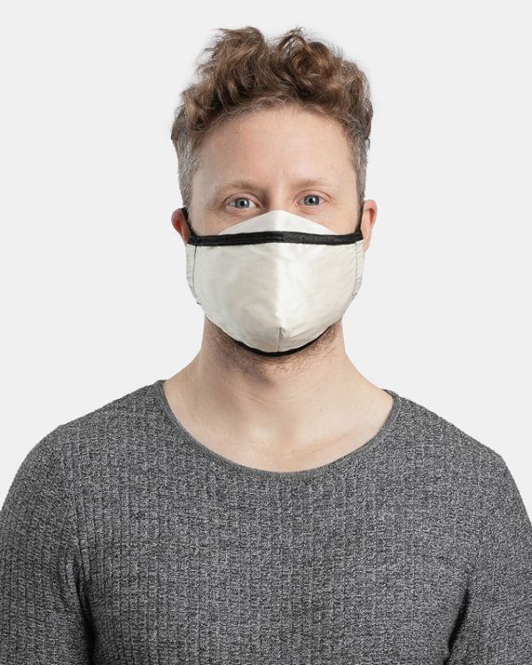 FloatPac's fitted silk facemask.