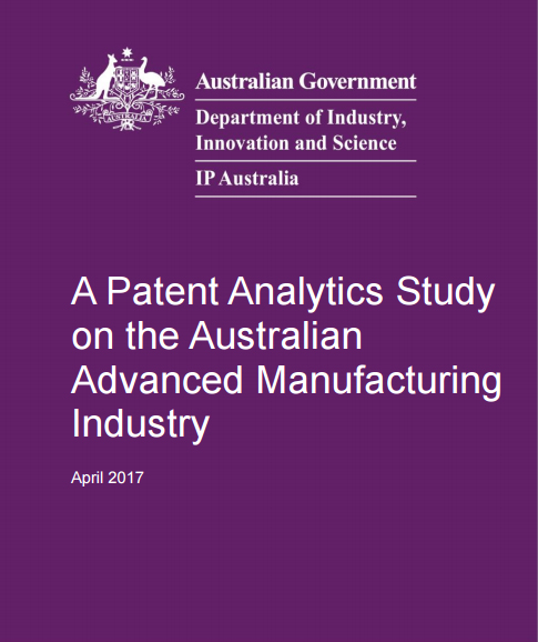 The new IP Australia report on Australia's global performance in advanced manufacturing through patent applications.