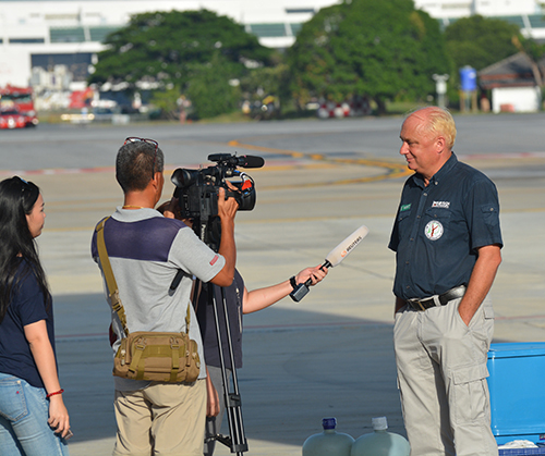 Edwin Wiek is interviewed about the WFFT eco-lodge and its various rescue and repatriation programs by Reuters news agency.