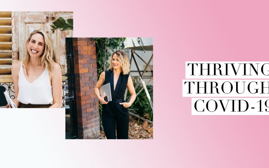 Katie Martel and Rachel Callan combined their expertise to create the Facebook group, Thrive Through COVID-19.