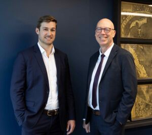 New director Vincent Berry (left) and Sajen legal founder Kyle Kimball discuss the current economic environment facing Australia’s administration, restructuring and insolvency industry.