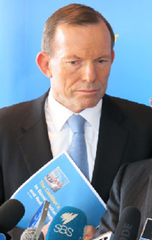 Prime Minister Tony Abbott.