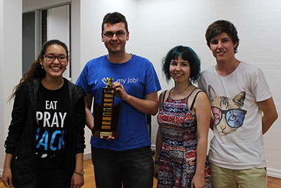 The winning Project 4 team created an employee health and fitness app using Tanda's API.